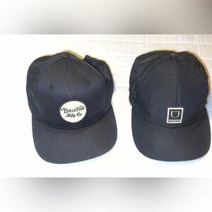 Brixton Bundle of 2 Caps Hats in black